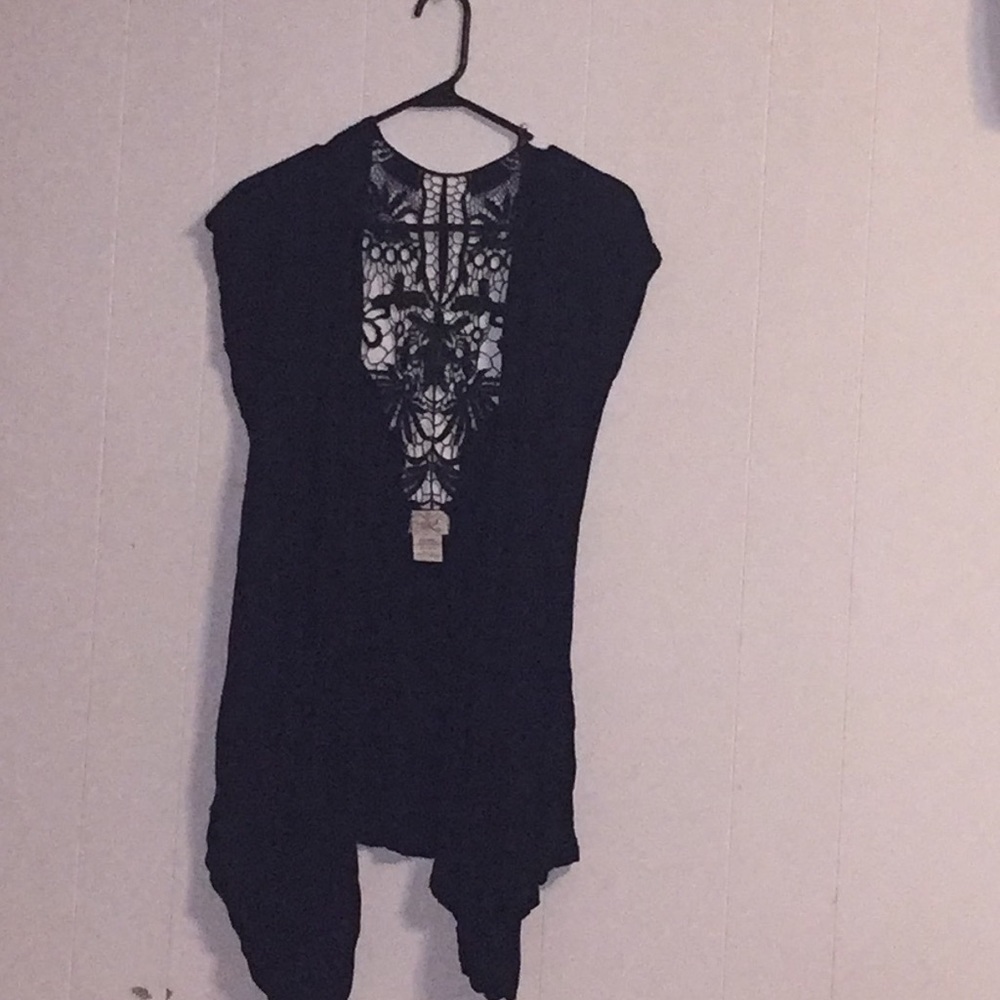 Black cardigan